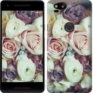 

Чехол Букет роз для Google Pixel 2 778308