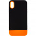 Чохол TPU+PC Bichromatic на Apple iPhone X / XS (5.8") (Black / Orange)
