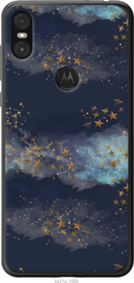 

Чохол Ночь золотые звезды для Motorola One 1406479