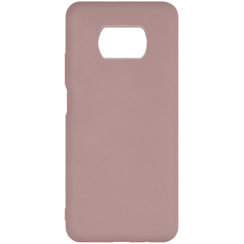 Уценка Чехол Silicone Cover Full without Logo (A) для Xiaomi Poco X3 NFC / Poco X3 Pro (Дефект упаковки / Розовый / Pink Sand)