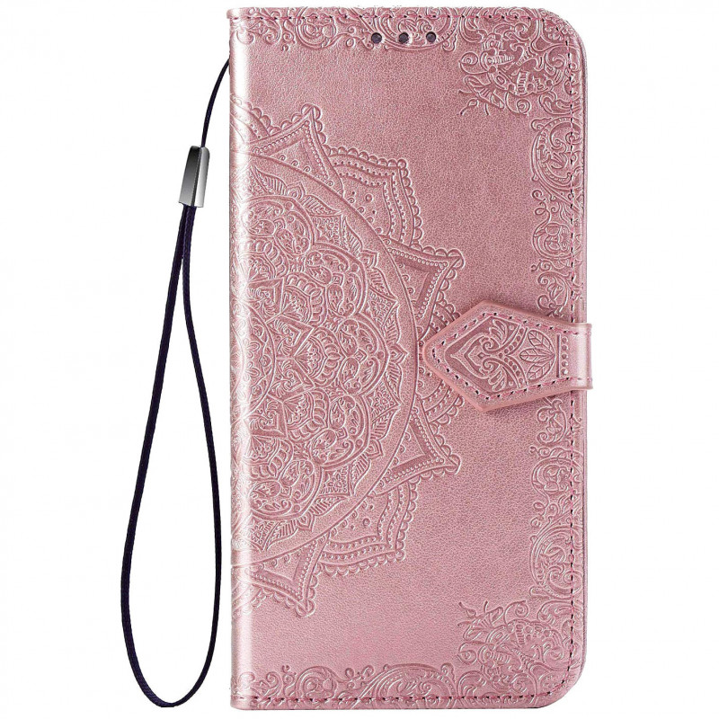 Шкіряний чохол (книжка) Art Case з візитницею на Oppo A53 / A32 / A33 (Рожевий)
