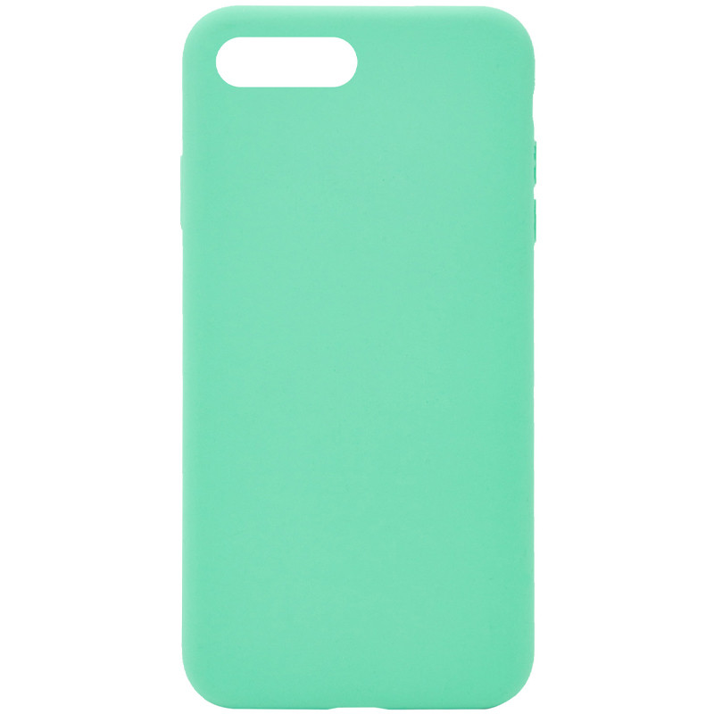 Чохол Silicone Case Full Protective (AA) NO LOGO на Apple iPhone 7 plus / 8 plus (5.5") (Зелений / Spearmint)