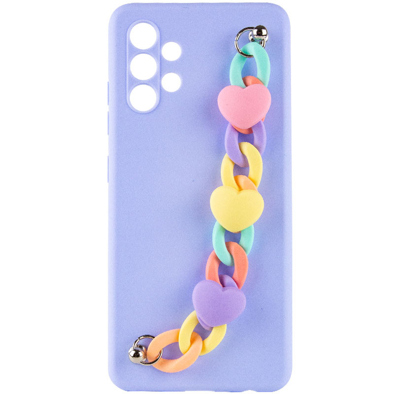 

Чохол Chained Heart з підвісним ланцюжком для Samsung Galaxy A52 5G (Lilac Blue) 1187013