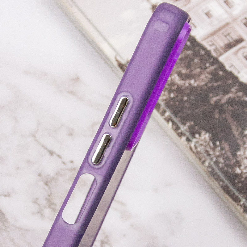 Купить TPU+PC чехол Magic glow with protective edge для Samsung Galaxy A24 4G (Purple) на vchehle.ua