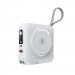 Купити Портативний ЗП Power Bank WIWU Wi-P051 6 in 1 PD45W з БЗП+iWatch 15000 mAh (White) на vchehle.ua