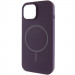 Чохол Silicone Case Full Protective (AA) NO LOGO with Magnetic Safe на Apple iPhone 15 (6.1") (Фіолетовий / Elderberry)