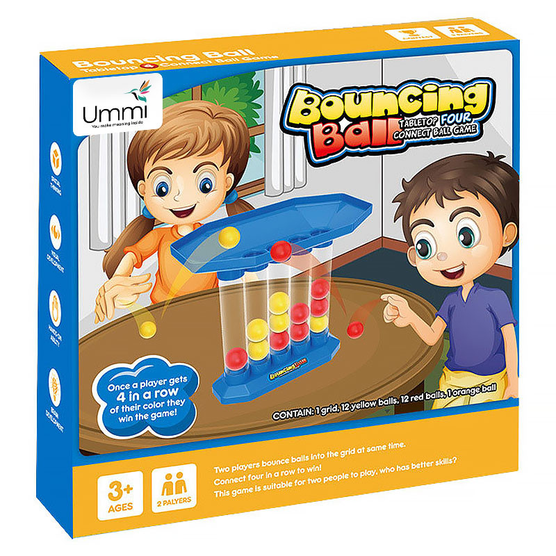 Фото Настольная интерактивная игра Ummi 22047 Bouncing Ball (Blue / Gold) на vchehle.ua