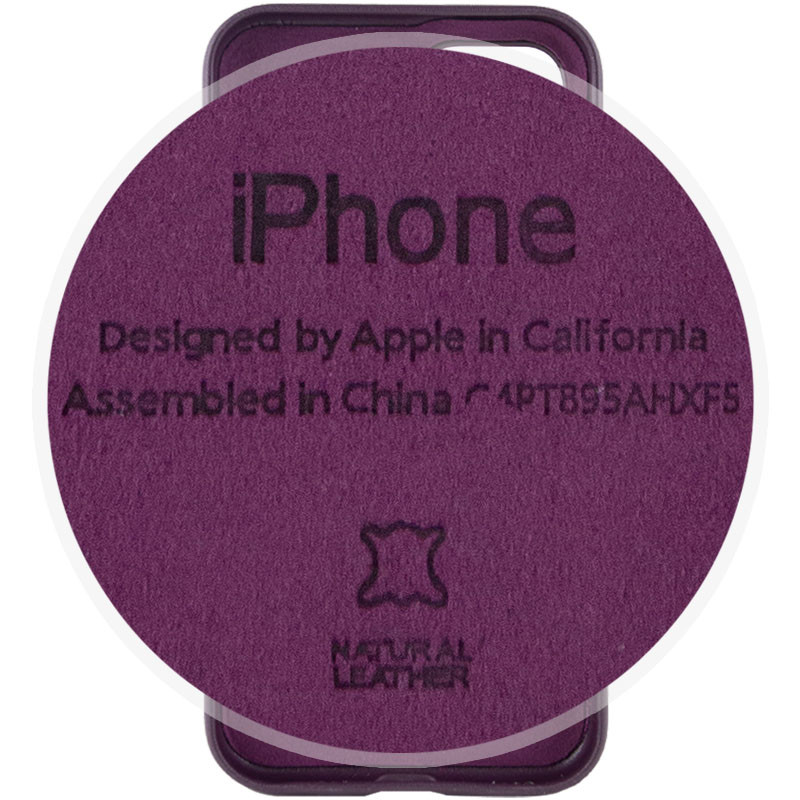 Замовити Шкіряний чохол Leather Case (AA Plus) на Apple iPhone 11 Pro Max (6.5") (Dark Cherry) на vchehle.ua