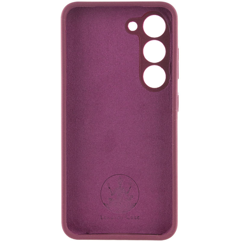 Фото Чохол Silicone Cover Lakshmi Full Camera (AAA) на Samsung Galaxy S23+ (Бордовий / Plum) в маназині vchehle.ua