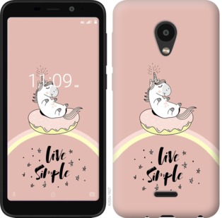 

Чехол Единорожка в пончике для Meizu C9 719401