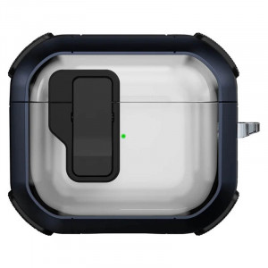 Футляр противоударный Locking Button для наушников Airpods 4