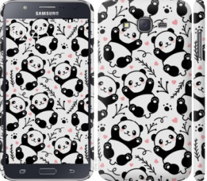 Чехол Панды для Samsung Galaxy J7 J700H