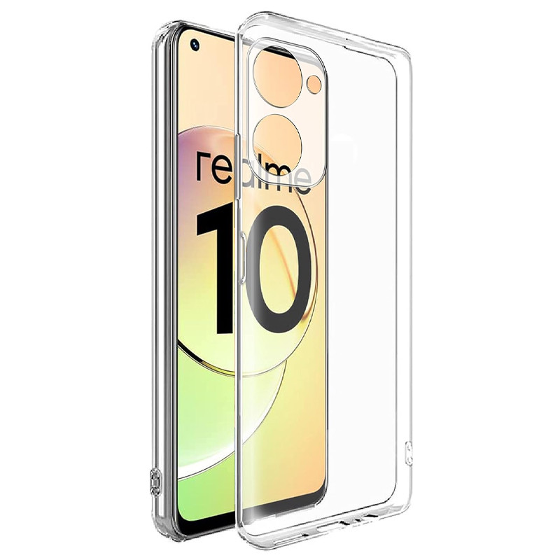 TPU чехол Epic Transparent 1,5mm Full Camera для Realme 10 4G (Бесцветный (прозрачный))