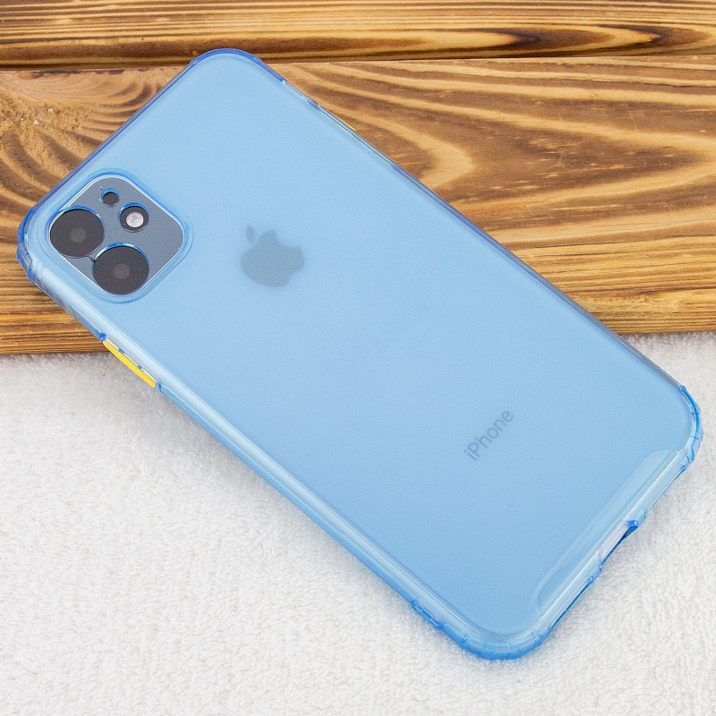 Фото TPU чехол Сolor matte для Apple iPhone 11 (6.1") (Синий) на vchehle.ua