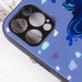 TPU+Glass чехол Diversity для Apple iPhone 12 Pro (6.1") (Stains blue) в магазине vchehle.ua