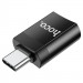 Фото Переходник Hoco UA17 Type-C Male to USB Female USB3.0  (Черный) в магазине vchehle.ua