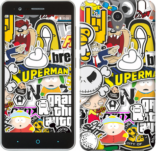 

Чехол Popular logos для ZTE A510 628244