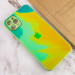 Фото Чехол TPU+Glass Impasto abstract для Apple iPhone 11 Pro (5.8") (Yellow green) на vchehle.ua