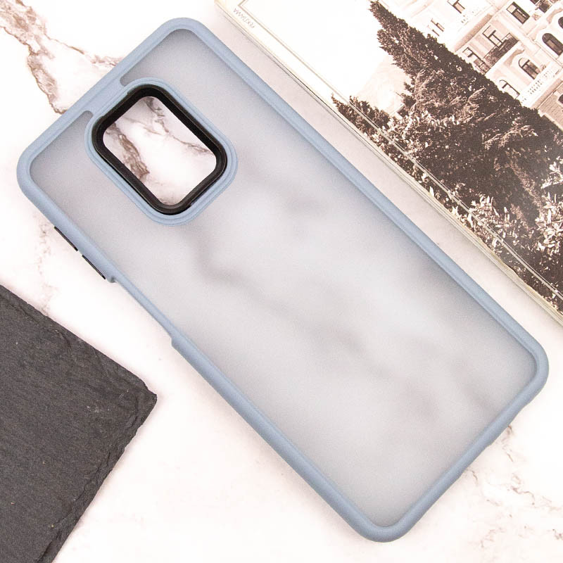 Чохол TPU+PC Lyon Frosted на Xiaomi Redmi Note 9s / Note 9 Pro / Note 9 Pro Max (Sierra Blue) в магазині vchehle.ua