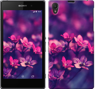 

Чохол Пурпурні квіти на Sony Xperia Z1 C6902 176635