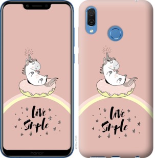 

Чехол Единорожка в пончике для Huawei Honor Play 719521
