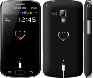 

Чехол Подзарядка сердца для Samsung Galaxy S Duos s7562 721043