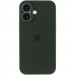 Купить Чехол Silicone Case Full Camera Protective (AA) для Apple iPhone 16 (6.1") (Зеленый / Cyprus Green) на vchehle.ua