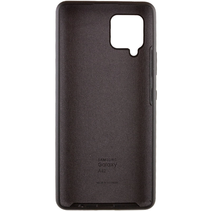 Фото Чехол Silicone Cover Full Protective (AA) для Samsung Galaxy A42 5G (Черный / Black) на vchehle.ua