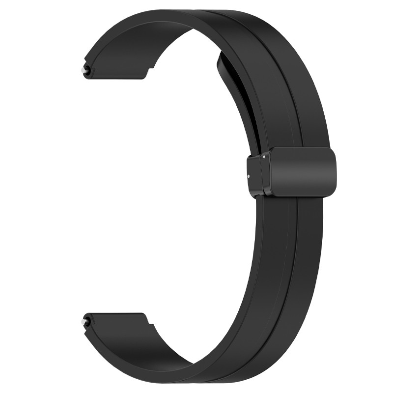 Фото Ремінець Line Magnetic для Xiaomi Mi Band 9/8 (Чорний / Black) на vchehle.ua