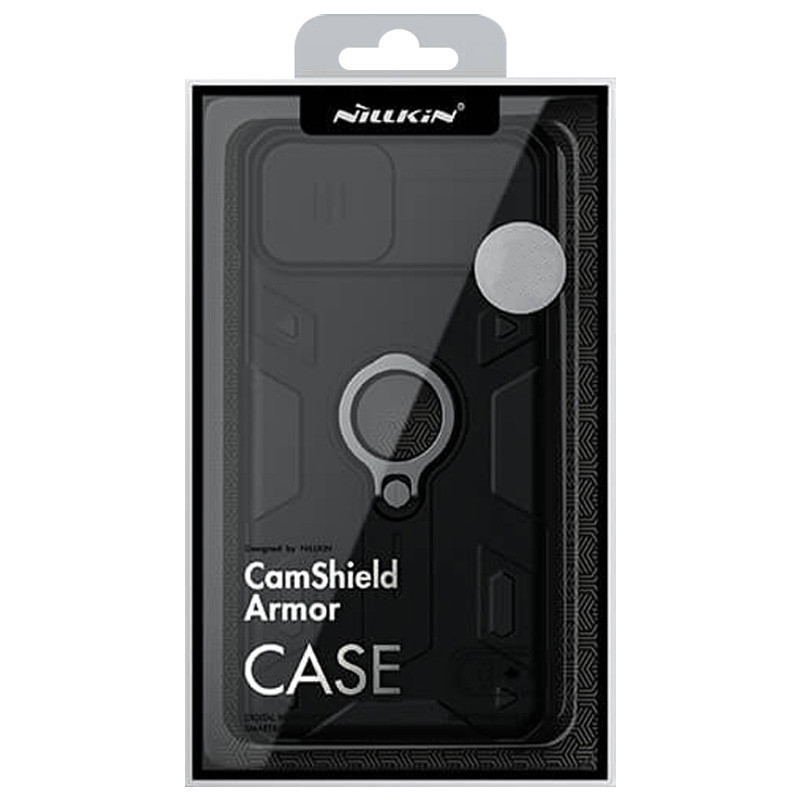 Фото TPU+PC чохол Nillkin CamShield Armor no logo (шторка на камеру) на Apple iPhone 12 Pro / 12 на vchehle.ua