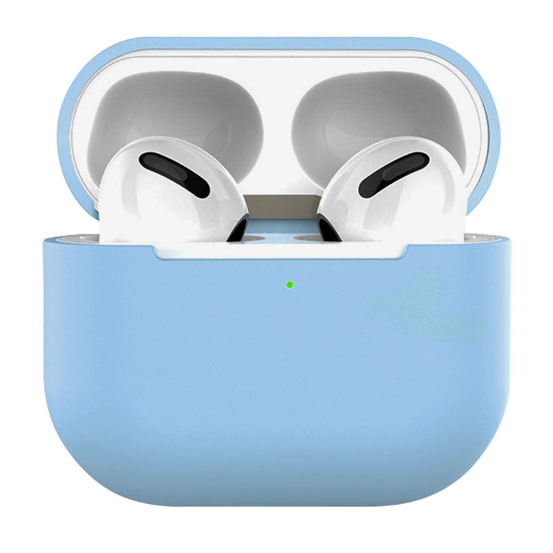 

Силіконовий футляр для навушників AirPods 3 (Блакитний / Lilac Blue) 1213236