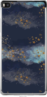 

Чохол Ночь золотые звезды для Huawei Ascend P8 1406262