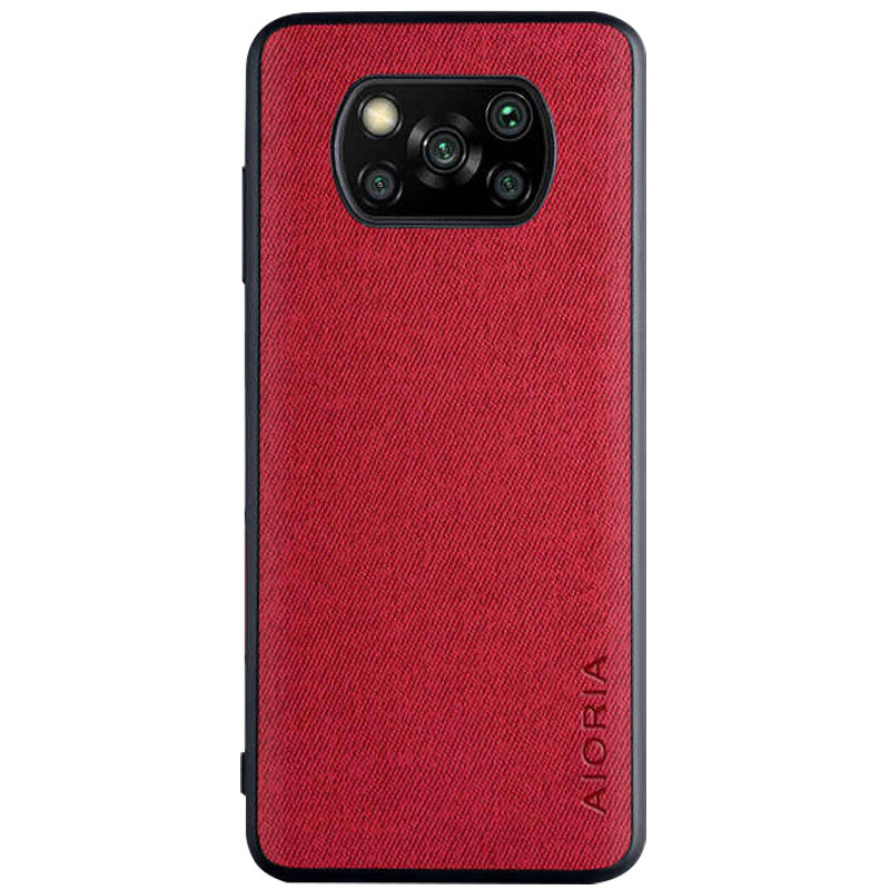 

Чехол AIORIA Textile PC+TPU для Xiaomi Poco X3 NFC (Красный) 1067399