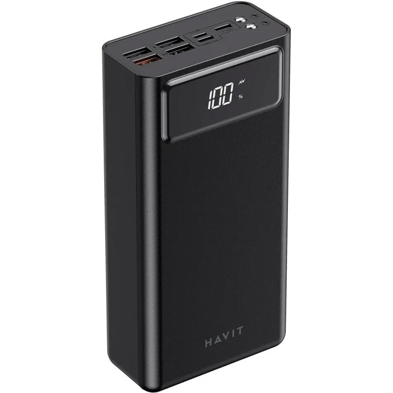 Фото Портативное ЗУ Power Bank HAVIT HV-PB56 QC+PD 40000 mAh (Black) на vchehle.ua