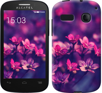 

Чохол Пурпурні квіти на Alcatel One Touch Pop C3 4033D 176821