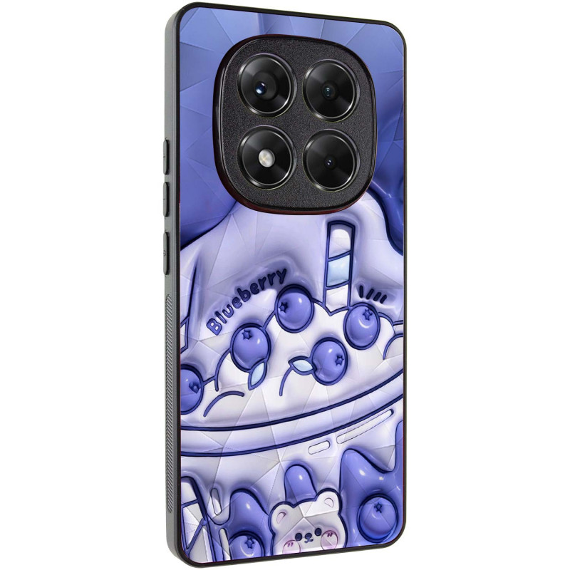 TPU+PC чохол Prisma Fluffie на Xiaomi Redmi Note 14 Pro 4G (Blueberry)