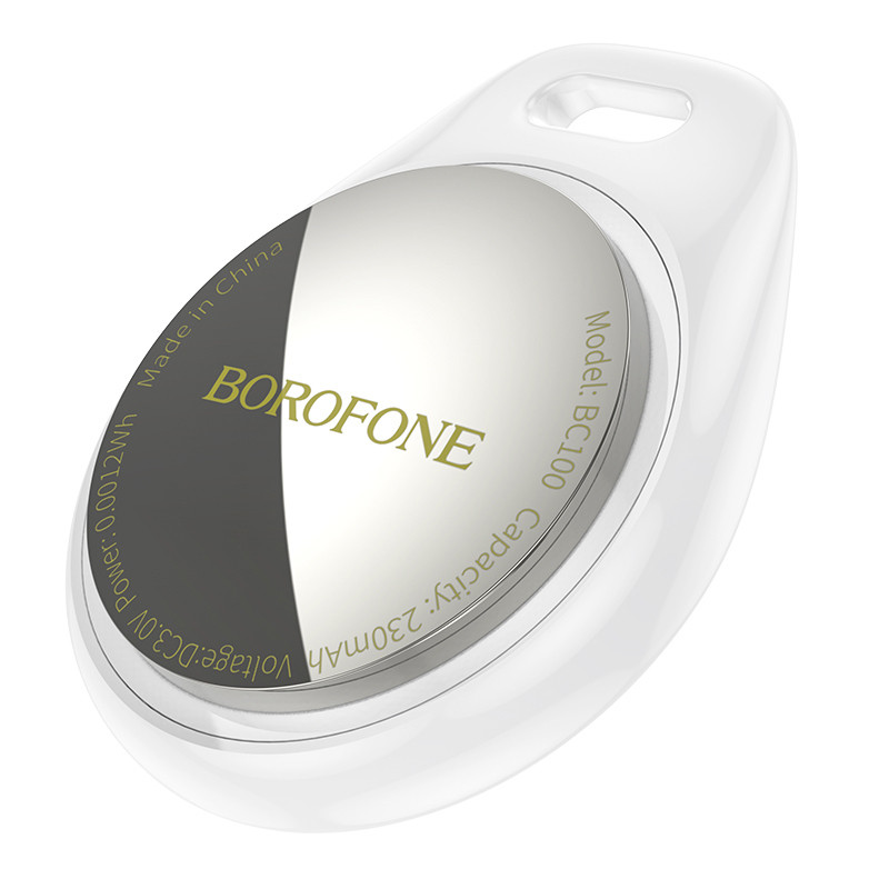 Трекер Borofone BC100 Ingenioso intelligent positioning anti-lost (White) в магазині vchehle.ua