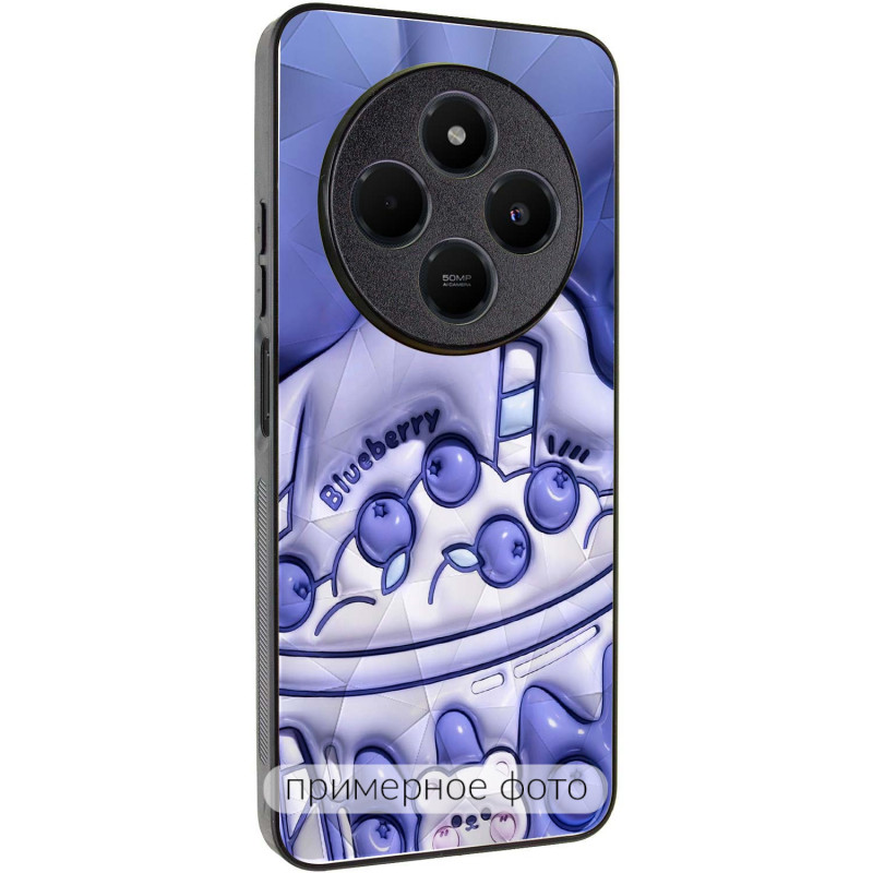 TPU+PC чохол Prisma Fluffie на Xiaomi Redmi Note 13 4G (Blueberry)