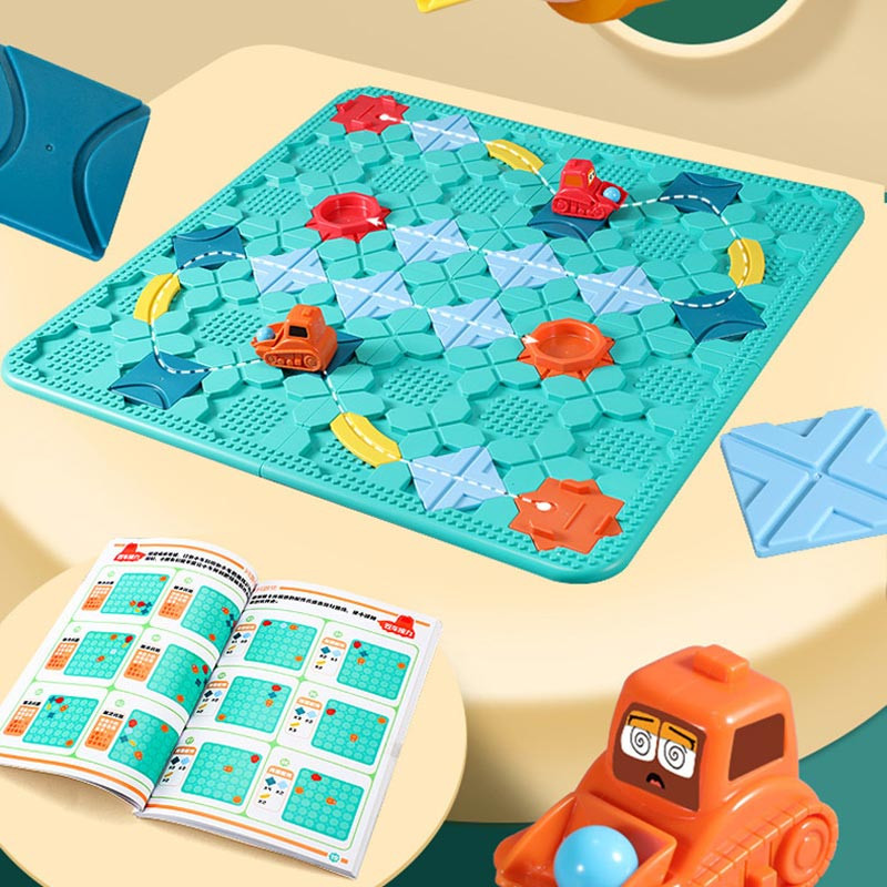 Фото Настольная интерактивная игра Ummi BS805 Logical Road Builder (Green) на vchehle.ua