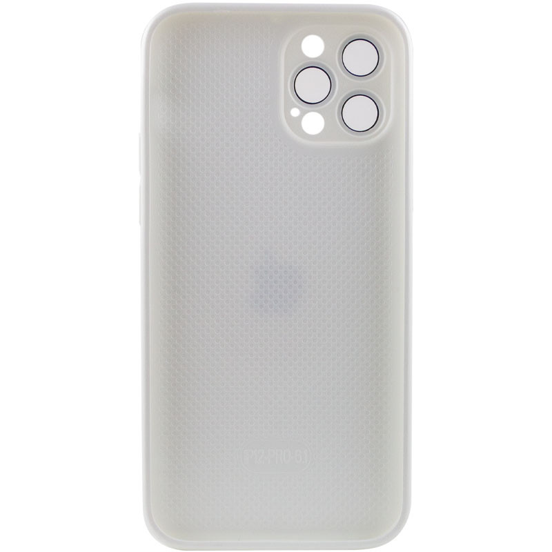 Фото Чохол TPU+Glass Sapphire matte case на Apple iPhone 12 Pro (6.1") (Pearly White) в маназині vchehle.ua