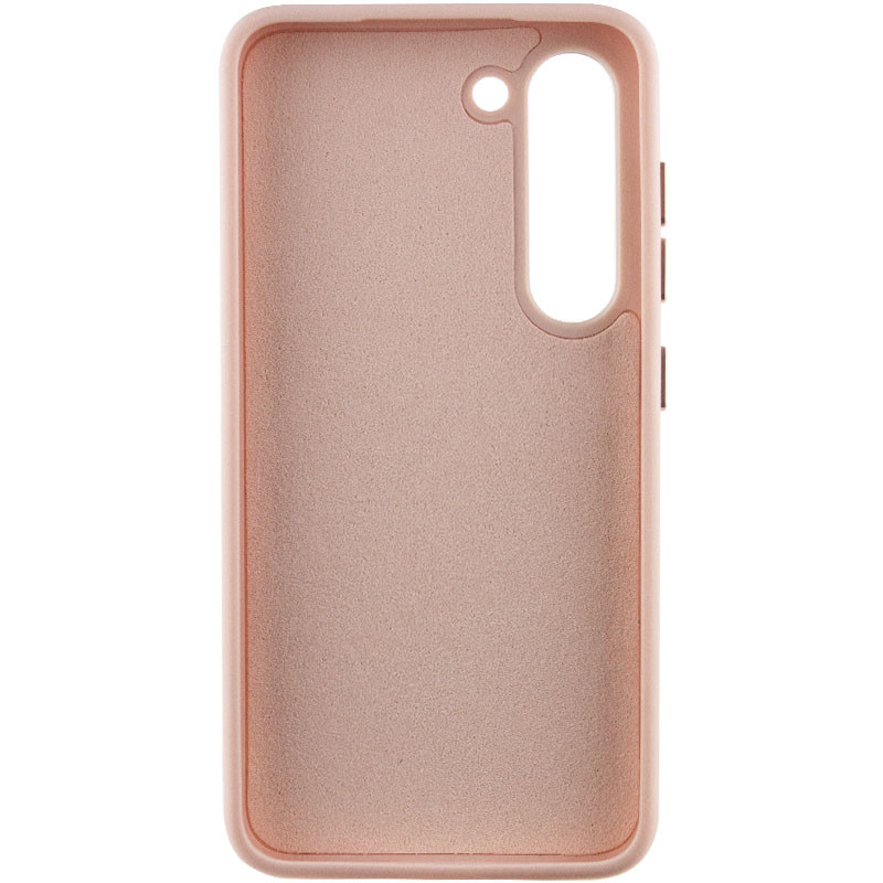 Фото Кожаный чехол Bonbon Leather Metal Style для Samsung Galaxy S22+ (Розовый / Light pink) в магазине vchehle.ua