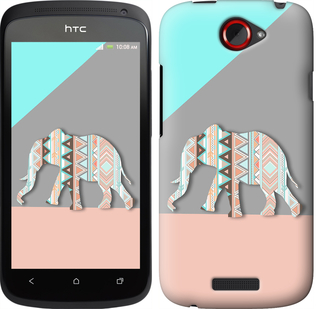 

Чехол Узорчатый слон для HTC One S z560e 224605