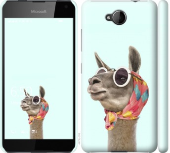 

Чехол Модная лама для Nokia Lumia 650 753502