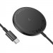 Фото БЗУ Hoco CW61 Phantom magnetic with digital display (Black) на vchehle.ua