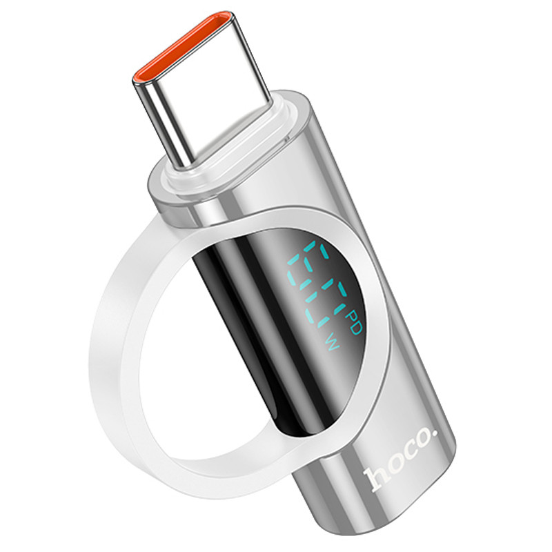 Перехідник Hoco UA32A Type-C male to Lightning female display adapter (Silver)