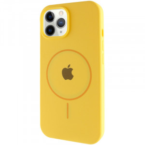 Чехол Silicone Case Full Protective (AA) with Magnetic Safe для iPhone 12 Pro