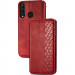 Фото Кожаный чехол-книжка GETMAN Cubic (PU) для Huawei Y6p (Красный) в магазине vchehle.ua