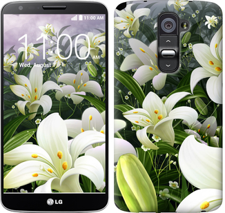 

Чохол Білі лілії на LG G2 245748