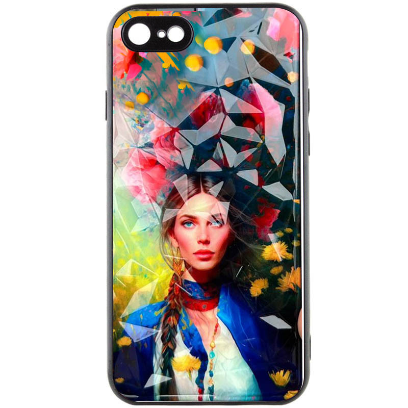 TPU+PC чехол Prisma Ladies для Apple iPhone 7 / 8 / SE (2020) (4.7") (Peonies)