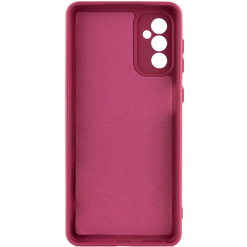 Фото Чохол TPU GETMAN Liquid Silk Full Camera на Samsung Galaxy A55 (Бордовий / Marsala) на vchehle.ua